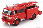 Edicola Berliet Gak 20 Tanker Truck 1969 - Hasičské auto - Vigili Del Fuoco - Feuerwehr 1:43 Červená