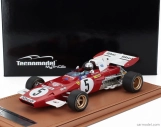 Tecnomodel Ferrari F1  312b2 N 5 German Gp (with Pilot Figure) 1971 Mario Andretti - Con Vetrina - With Showcase 1:18 Červená Bílá