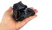 RC licencovaná Scania 730 S s návesom, GYRO, driftovacia, proporcionálny pohon 4x4, 1:64 RTR, čierna