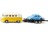 SIKU Super - Volkswagen T1 s tahačem a Beetlem 1:50