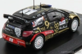 Ixo-models Citroen Citroen Ds3 Abu Dhabi Wrc N 1 Rally Francúzsko 2013 S.loeb - D.elena 1:43 Matná čierna zlatá červená