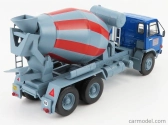Edicola Berliet Grh230 6x4 Betoniera Tanker Cement Mixer Truck 3-assi 1959 - Movimento Terra 1:43 Modrá sivá červená