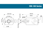 Raboesch DC motor Blue RM-130 12V