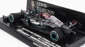 Minichamps Mercedes gp F1 W12 Mercedes M12 Eq Power+ Team Amg Petronas Motorsport Formula One N 44 Winner Brazilian Gp (with Flag) 2021 Lewis Hamilton 1:43 Black Green