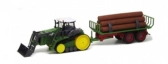 RC pásový traktor s prívesom