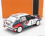 Ixo-models Lancia Delta Integrale 16v Martini (night Version) N 2 Rally Safari 1990 Miki Biasion - Tiziano Siviero 1:18 Bílá Modrá Červená