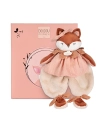 Doudou Darčeková sada Plyšový maznáčik líška Mina 29 cm