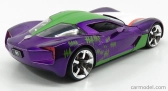 Jada Chevrolet Corvette Stingray s figúrkou Jokera 2009 1:24 fialovo zelená biela