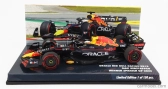 Minichamps Red bull F1 Rb18 Team Oracle Red Bull Racing N 1 Majster sveta Víťaz Španielsko Gp 2022 Max Verstappen 1:43 Matná modrá žltá červená