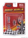American diorama Figures Set 4x Grid Girls 1:64 Různé