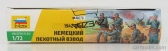 Zvezda Figúrky Soldati - Vojaci Vojenská čata Nemecka 1:72 /