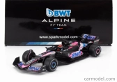 Spark-model Alpine F1 A524 Team Bwt Alpine N 31 Sezóna 2024 Esteban Ocon 1:64 Čierna Modrá Ružová