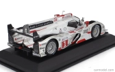 Edicola Audi R18 E-tron Quattro Tdi 3.7l Turbo V6 Hybrid Team Audi Sport Joest N 1 Winner 24h Le Mans 2012 Andre Lotter - Marcel Fassler - Benoit Treluyer 1:43 Bílá Stříbrná Červená