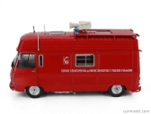 Edicola Peugeot J7 Van Fire Engine Service Departemental De Protection Contre L'incendie Puy De Dome 1969 1:43 Red