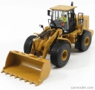 Dm-models Caterpillar Cat950gc Ruspa Gommata - Scraper Tractor Wheel Loader 1:50 Žlutá Černá