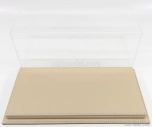Atlantic Vetrina display box Molhouse Base In Pelle - Leather Base Beige - Lungh.lenght Cm 32.5 X Largh.width Cm 16.5 X Alt.height Cm 12.5 (altezza Interna 10.6 Cm ) 1:18 Plastový Displej
