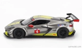 Bburago Chevrolet C8.r 6.2l V8 Team Corvette Racing N 4 Racing 2021 1:24 sivo-žltá