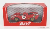 Best-model Ferrari 312p 3.0l V12 Coupe Team N.a.r.t N 57 1:43, červená