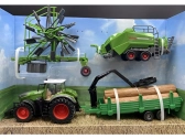 Bburago Fendt 1050 Vario s doplnkami (darčekové balenie)