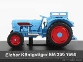 Edicola Eicher Konigstiger Em300 Tractor 1960 - Con Vetrina - S vitrínou 1:43 Light Blue