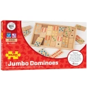 Bigjigs Toys Velké dřevěné domino - poškozený obal