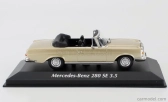 Minichamps Mercedes benz S-class 280se 3.5 (w111) Cabriolet 1970 1:43 Gold Met