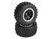 Pro-Line kolo 4.3", pneu Badlands MX43 Pro-Loc, disk Impulse H24mm černo-šedý (2) (X-Maxx)