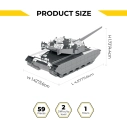 Ocelová stavebnice tank Oplot T-84