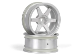 TE37 disky 26mm stříbrné (6mm offset) 2ks