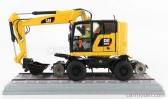 Dm-models Caterpillar Catm323f Kolový bagr na železnici 1:50, žlutá