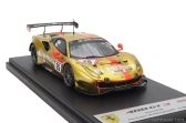Looksmart Ferrari 488 Gt3 Evo 3.9l Turbo V8 Team Octane126 Serliana N 26 Pole Position 24h Nurburgring 2022 Bjorn Grossmann - Jonathan Hirschi - Luca Ludwig - Simon Trummer 1:43 Gold Met