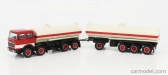Brekina plast Fiat 691 Millepiedi Tanker 1961 1:87 Biela červená