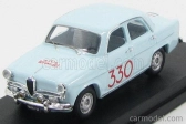 Rio-models Alfa romeo Giulietta Ti N 330 Rally Montecarlo 1964 Pinasco - Sanfilippo 1:43 Svetlo modrá
