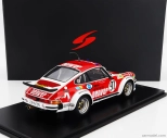 Spark-model Porsche 911 934 3.0l F6 Turbo Team Asa Cachia N 91 24h Le Mans 1980 C.bussi - B.salam - C.grandet 1:18 Červená Bílá