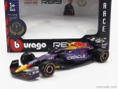 Bburago Red bull F1 Rb19 Team Oracle Red Bull Racing N 1 World Champion Winner Las Vegas Usa Gp 2023 Max Verstappen 1:43 fialová žltá červená