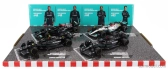 Bburago Mercedes gp Set F1 4x W14 Team Mercedes-amg Petronas Formula One N 44 Season 2023 Lewis Hamilton - N 63 Season 2023 George Russell - W13 N 44 Season 2022 Lewis Hamilton – W12 N 44 Season 2021 Lewis Hamilton 1:43 matná čierna strieborná