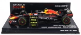 Minichamps Red bull F1 Rb18 Team Oracle Red Bull Racing N 1 World Champion Winner Japan Gp With Pit Board 2022 Max Verstappen 1:43 Matná modrá žltá červená