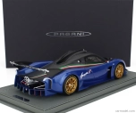 Bbr-models Pagani Huayra R 2021 - Con Vetrina - S vitrínou 1:18 Blu Francia - Modrá matná čierna
