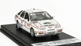 Trofeu Ford england Sierra Xr 4x4 N 2 Rally Švédsko 1987 Stig Blomqvist - Bruno Berglund 1:43 Biela červená