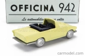 Officina-942 Fiat 1200 Spider Carrozzeria Ghia Cabriolet Otvorený 1958 1:76 Žltá