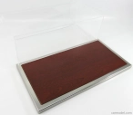 Atlantic Vetrina display box Molhouse Base In Legno - Wood Mahogany Base - Lungh.lenght Cm 51 X Largh.width Cm 24 X Alt.height Cm 19 (altezza Interna 15.3 Cm ) 1:12 Plastový Displej