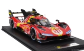 Bbr-models Ferrari 499p 3.0l Turbo V6 Team Ferrari Af Corse N 51 3rd Wec 6h Spa 2023 Alessandro Pier Guidi - James Calado - Antonio Giovinazzi 1:18 Červená Žltá Čierna