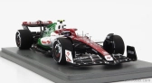 Iskrový model Alfa romeo F1 C42 Team Orlen Racing N 24 Azerbaijan Gp 2022 Guanyu Zhou 1:43 Biela červená zelená