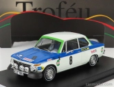 Trofeu BMW 2002 Ti (nočná verzia) N 8 Rally Acropolis 1972 T.fall - M.wood 1:43 Bielo modrá