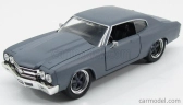 Jada Chevrolet Dom's Chevelle 454ss 1970 - Fast & Furious  Iv (2009) - Solo Parti Originali - Original Parts 1:24 Základní Nátěr Matně Šedý