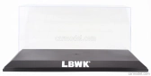 Autoart Vetrina display box Base In Plastica Nera - Plastic Base Black - Lbwk - Lungh.cm 35.5 X Largh.cm 15.5 X Alt.cm 15.2 (altezza Interna Cm 12.7) 1:18 Plastic Display