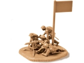 Zvezda figúrky British Machine Gun with crew 1939 – 1942 (1:72)