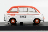 Brumm Fiat 600d Multipla Fanta Coca-cola 1961 1:43 Bílá Oranžová