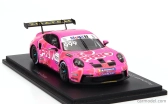 Spark-model Porsche 911 992 Gt3 Cup N 999 Porsche Carrera Cup Brazil Champion 2023 Nicolas Costa 1:43 Pink