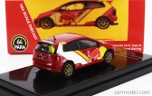 Paragon-models Honda Civic Type R Ep3 Racing 2001 1:64 Červená Žlutá